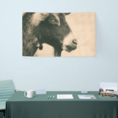 Ziegenprofil Banner (Messeveranstaltung)