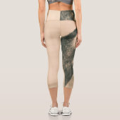Ziegenprofil Capri Leggings (Rückseite)