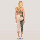 Ziegenprofil Capri Leggings (Rückseite)