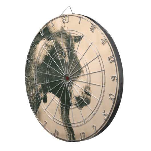 Ziegenprofil Dartscheibe (Vorderseite rechts)