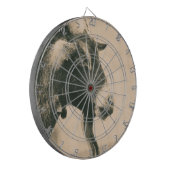 Ziegenprofil Dartscheibe (Vorderseite Links)