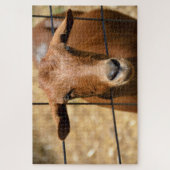 Ziegenprofil Puzzle (Vertikal)