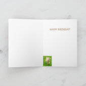 Ziegenpuppe, Kinderziege, Niedliche Geburtstag Karte (Innenseite)