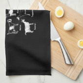 Ziegenrassen - Geschenk für Bauern Geschirrtuch (Viertel Falte)