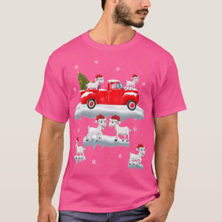 Ziegenreiten Weihnachtsbaum Truck Funny Goat Chris T-Shirt