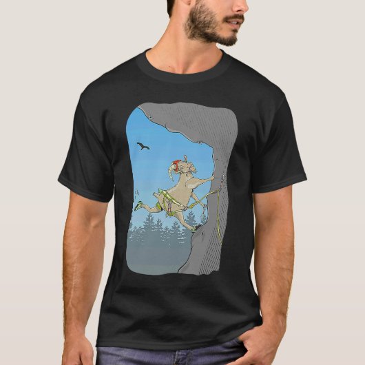 Ziegenrock Klettern T-Shirt (Vorderseite)
