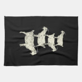 Ziegenrückro Geschirrtuch (Horizontal)