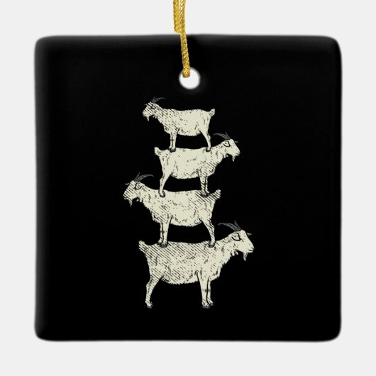 Ziegenrückro Keramikornament (Vorderseite)