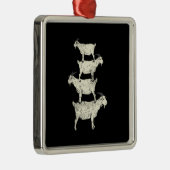 Ziegenrückro Ornament Aus Metall (Rechts)