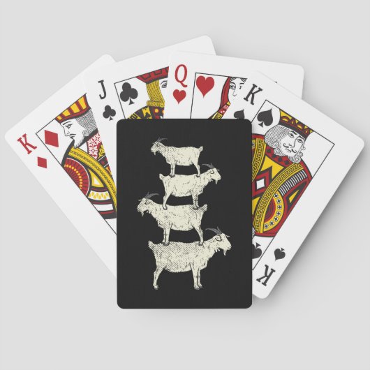 Ziegenrückro Spielkarten (Rückseite)