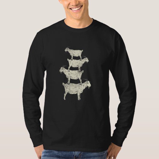 Ziegenrückro T-Shirt (Vorderseite)