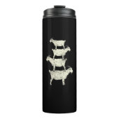 Ziegenrückro Thermosbecher (Vorderseite)