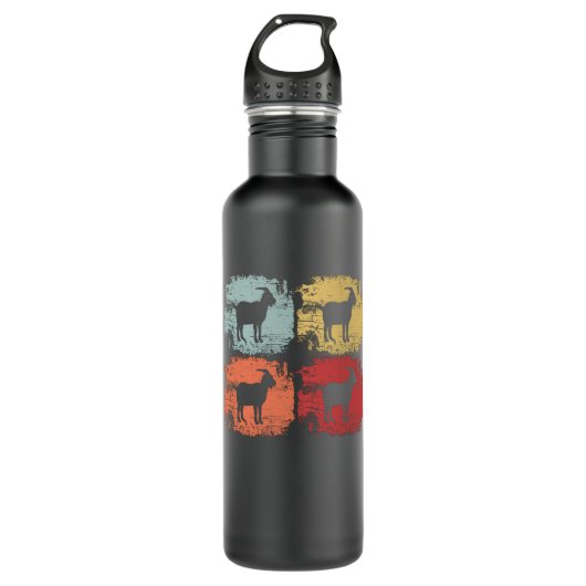 Ziegenrückro Vintag Edelstahlflasche (Vorderseite)