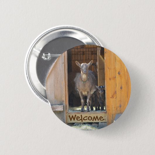 Ziegenschaltfläche Button (Vorne & Hinten)