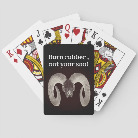 Ziegenschäume und Personalisierte Spielkarten (Rückseite)