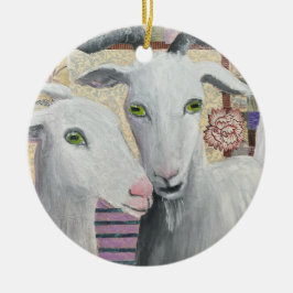 Ziegenschmuck - Keramik Ornament