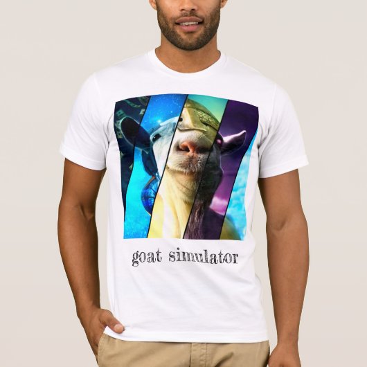 Ziegensimulator T-Shirt (Vorderseite)
