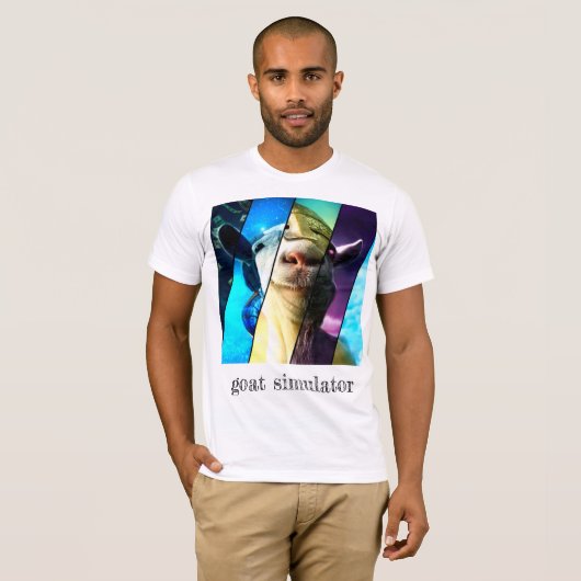 Ziegensimulator T-Shirt (Vorne ganz)