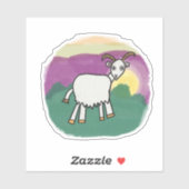 Ziegensticker Aufkleber (Blatt)