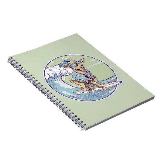 Ziegensurfen Notizblock (Rechte Seite)