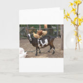 Ziegentaxi Karte (Gelbe Blume)