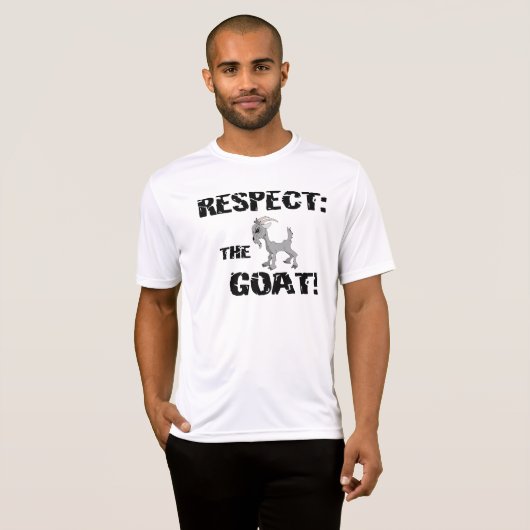 Ziegentierzucht Tierschutz Ziegenschwanz Vater T-Shirt (Vorne ganz)