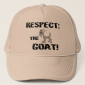 Ziegentierzucht Tierschutz Ziegenschwanz Vater Truckerkappe (Vorderseite)