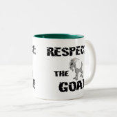 Ziegentierzucht Tierschutz Ziegenschwanz Vater Zweifarbige Tasse (VorderseiteRechts)