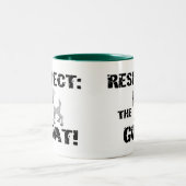 Ziegentierzucht Tierschutz Ziegenschwanz Vater Zweifarbige Tasse (Mittel)