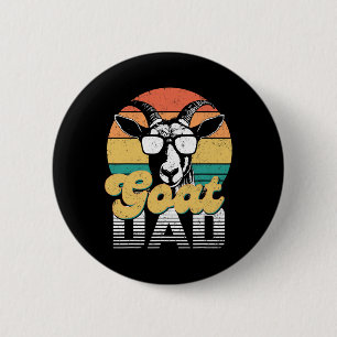 Ziegenvater Bester Ziegenvater Vintage Retro Lusti Button