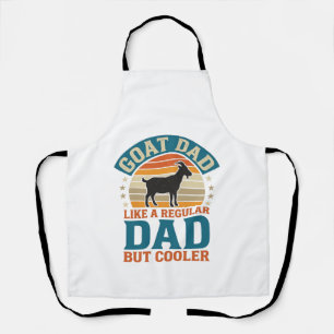 Ziegenvater wie ein normaler Vater, aber cooler Vi Schürze