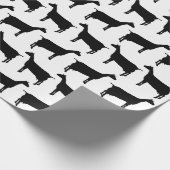 Ziegenwaschpapier (schweizerisch/nigerianischer Zw Geschenkpapier (Ecke)