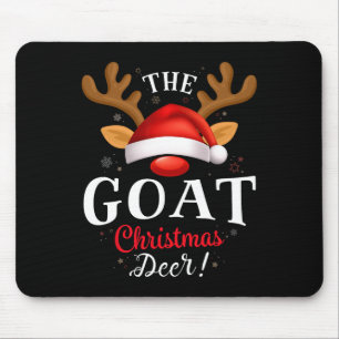 Ziegenweihweihnachtsferd Pjs Xmas Familie Matching Mousepad