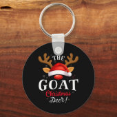 Ziegenweihweihnachtsferd Pjs Xmas Familie Matching Schlüsselanhänger (Vorderseite)