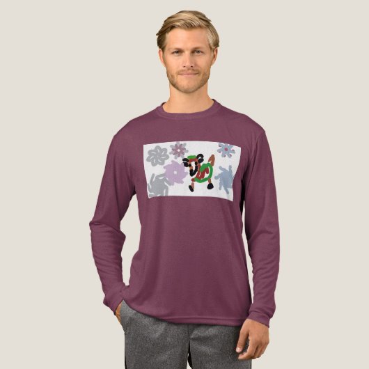 Ziegenwinter  Tri-Blend shirt (Volle Vorderseite)