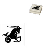 Ziegenziege-Briefmarke Gummistempel (Stempel)