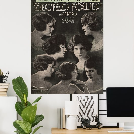 Ziegfeld 1920-Hold-Me Poster (Heimbüro)