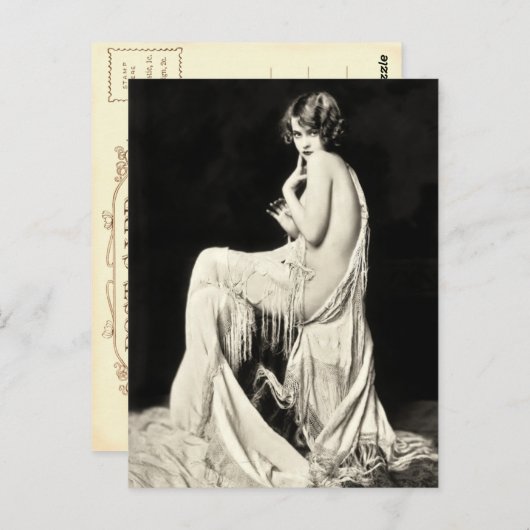 Ziegfeld Chorus Girl Postkarten (Vorne/Hinten)