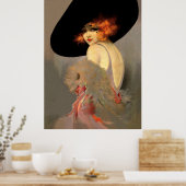 Ziegfeld-Flapper Poster (Küche)