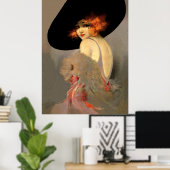 Ziegfeld-Flapper Poster (Heimbüro)
