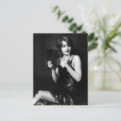 Ziegfeld Follies Girl-Postkarten Postkarte (Stehend Vorderseite)