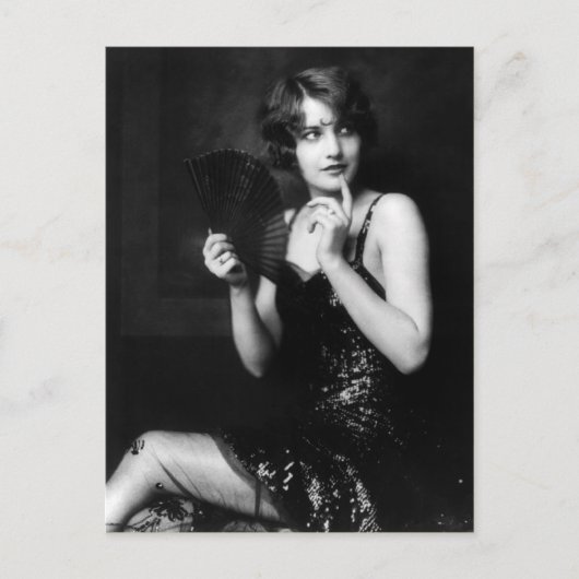 Ziegfeld Follies Girl-Postkarten Postkarte (Vorderseite)