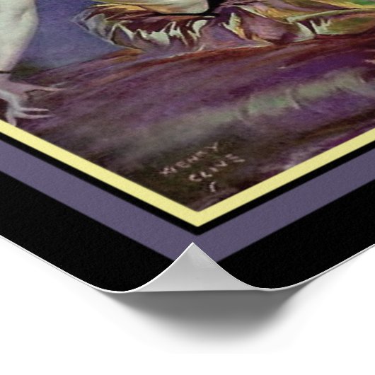 Ziegfeld-Theater 1920 von Henry Clive Poster (Ecke)