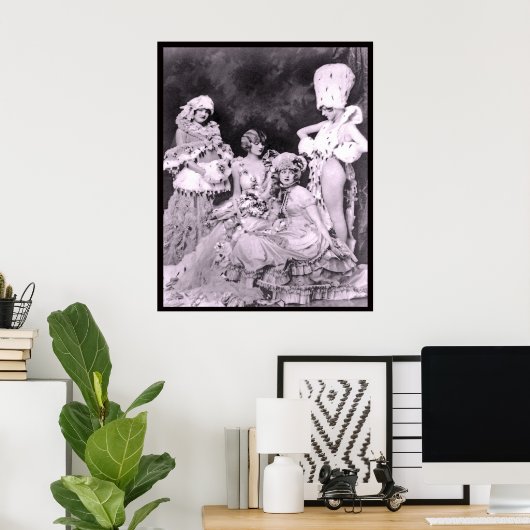 Ziegfelds Ladys Poster (Heimbüro)