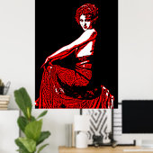 Ziegfelds Louise Squire Poster (Heimbüro)