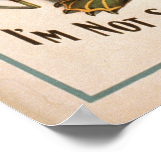 ZIEGFELD'S TURTLE Play VAUDEVILLE Poster (Ecke)