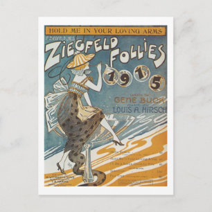 Ziegfled Follies 1915 Halte mich in deinen liebevo Postkarte