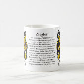 Ziegler Familien-Wappen Tasse (Mittel)