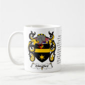 Ziegler Familien-Wappen Tasse (Links)