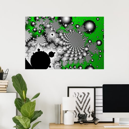 Ziegler Hochauflösendes Fraktal Poster 1st Series (Heimbüro)